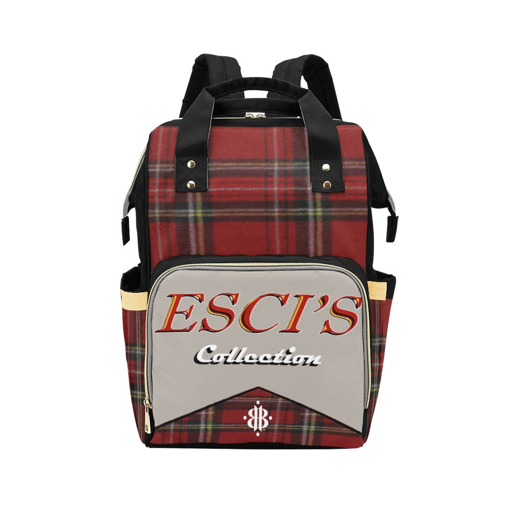 BOOJI ITALY ESCI'S COLLECTION CANVAS & LEATHER DELUXE BACKPACK