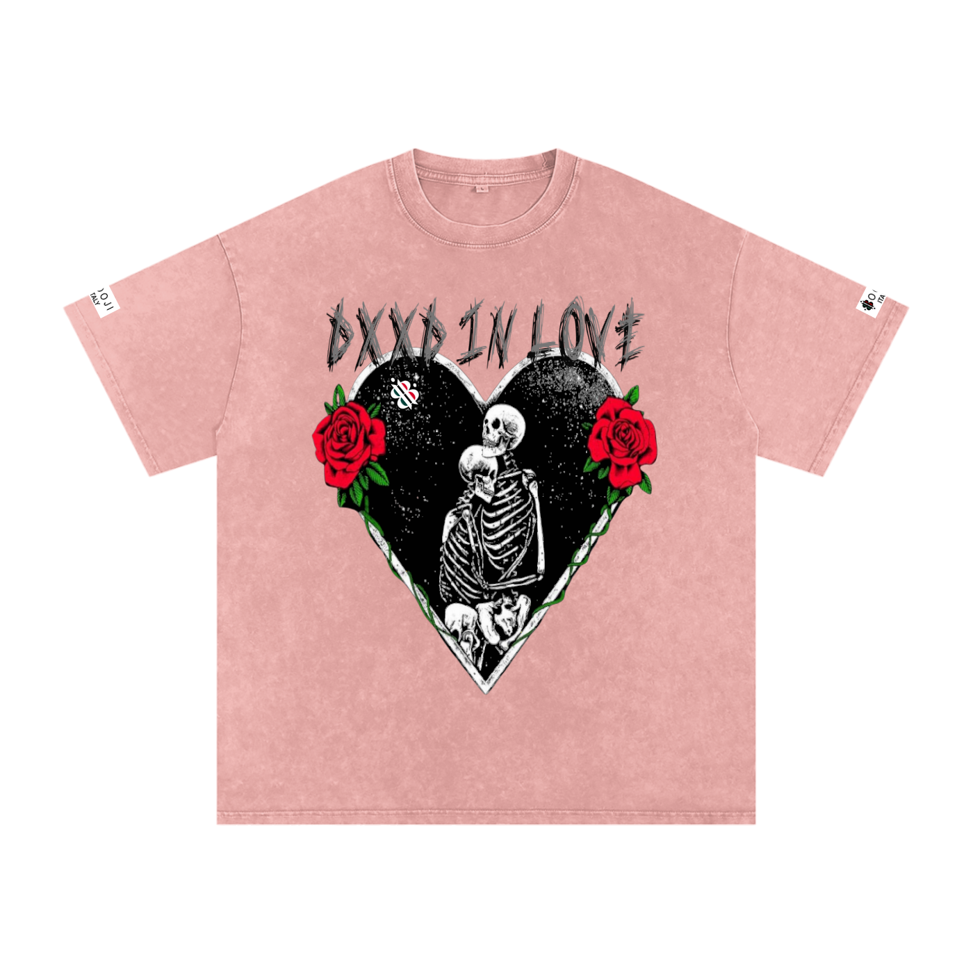 BOOJI ITALY "DXXD IN LOVE" SNOW WASHED T-SHIRT