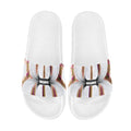 BOOJI ITALY MAGADIGS COLLECTION LOGO WOMEN'S WHITE SOLE SLIDES