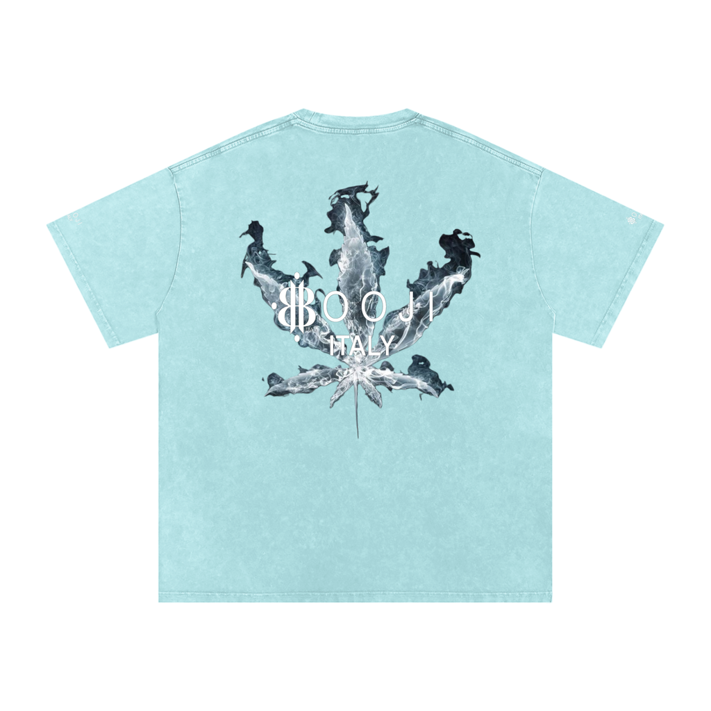 BOOJI ITALY "SMOKES COLLECTION" SNOW WASHED T-SHIRT