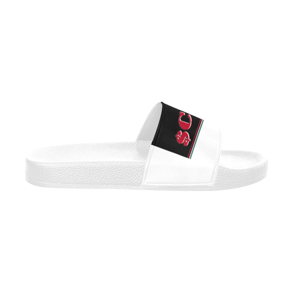 BOOJI ITALY SCARPE DM LOGO WOMEN'S WHITE SOLE SLIDES