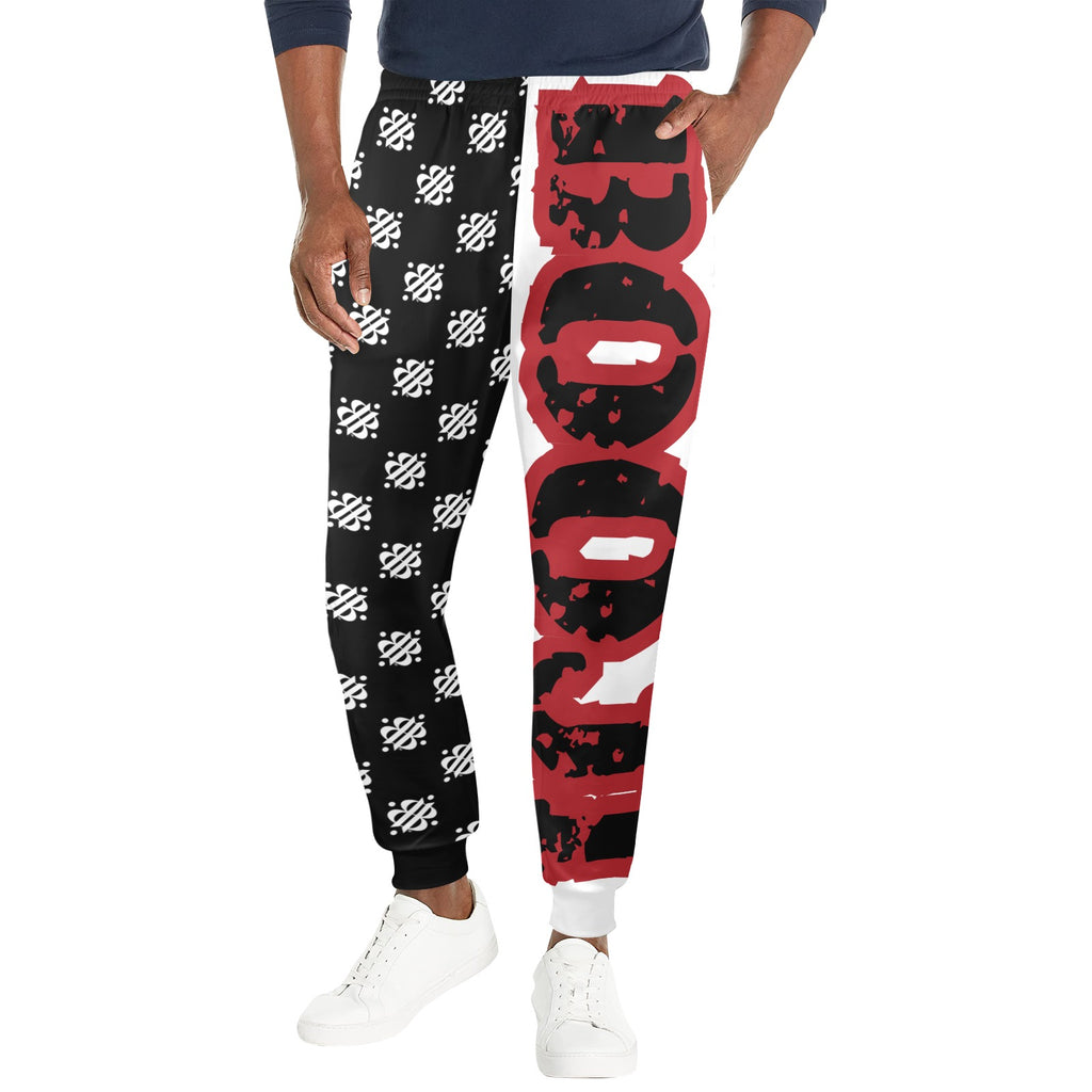 BOOJI LOGO ICON JOGGING PANTS Men's Casual Track Pants (Model L72)