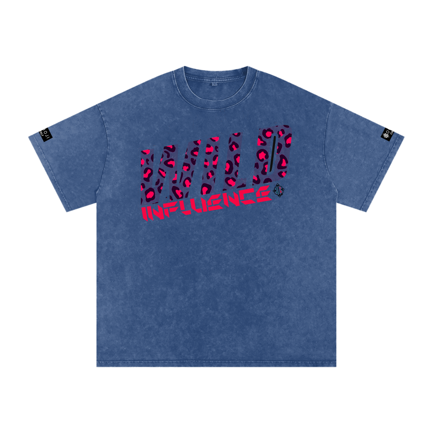 BOOJI ITALY "WILD INFLUENCE" SNOW WASHED T-SHIRT