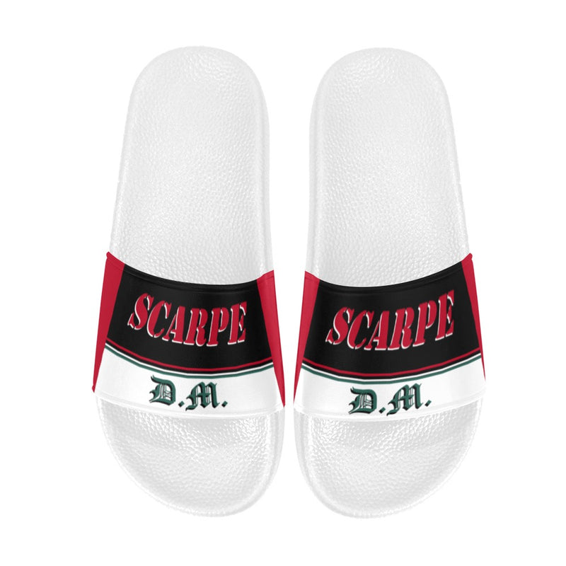 BOOJI ITALY SCARPE DM COLLECTION WOMEN'S WHITE SOLE SLIDES
