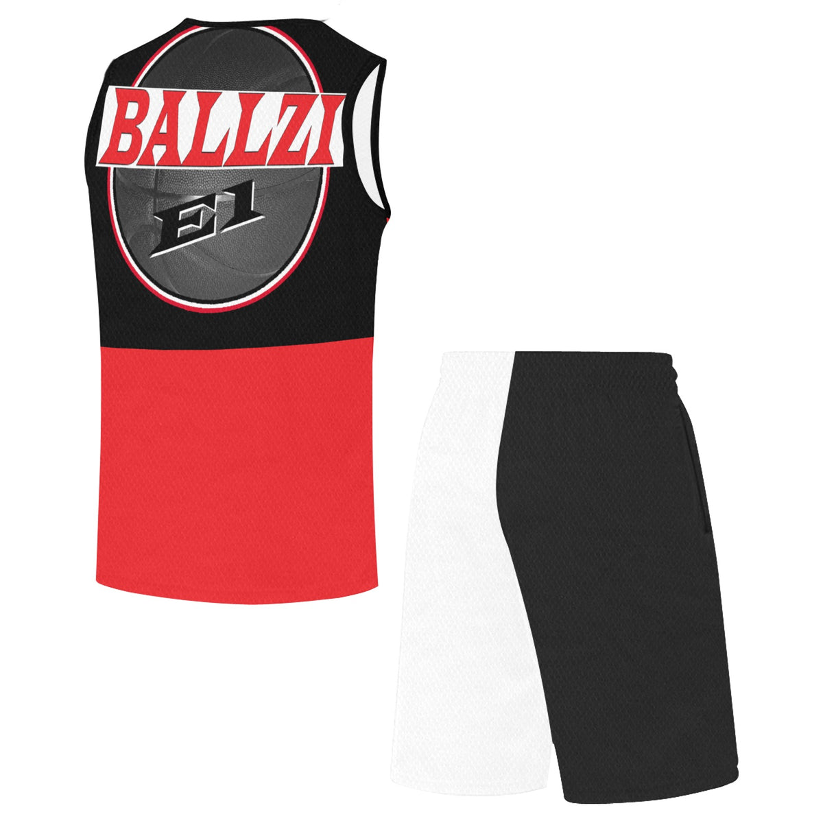 BOOJI ITALY BALLZI E1 COLLECTION MEN'S MATCHING 2 PC BASKETBALL SET