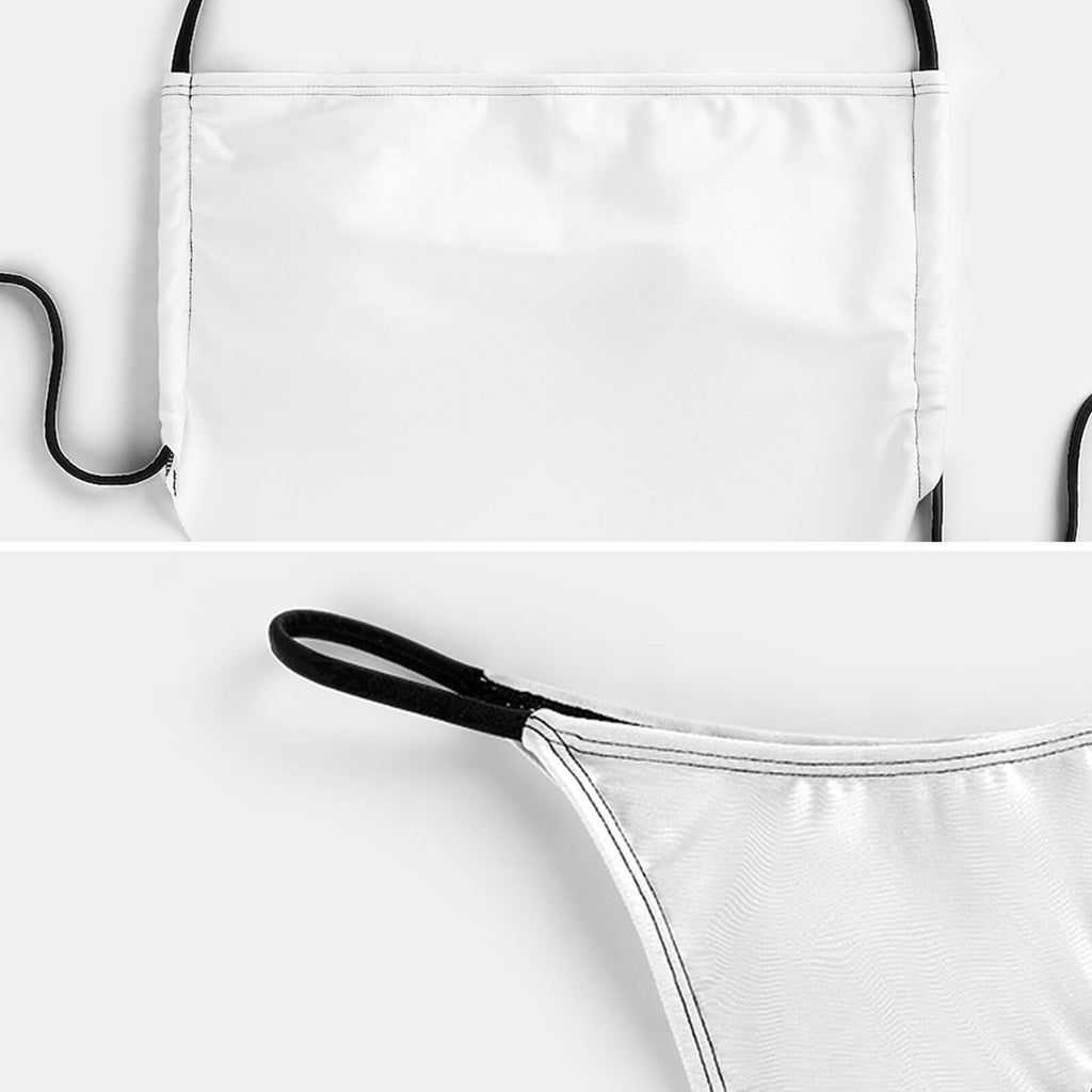 BOOJI ITALY LOGO INVERTED COLOR PATTERN BIKINI