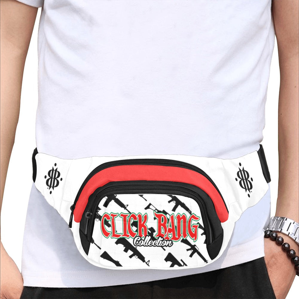 BOOJI ITALY CLICK BANG COLLECTION WHITE WAIST BAG