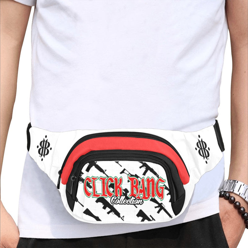 BOOJI ITALY CLICK BANG COLLECTION WHITE WAIST BAG