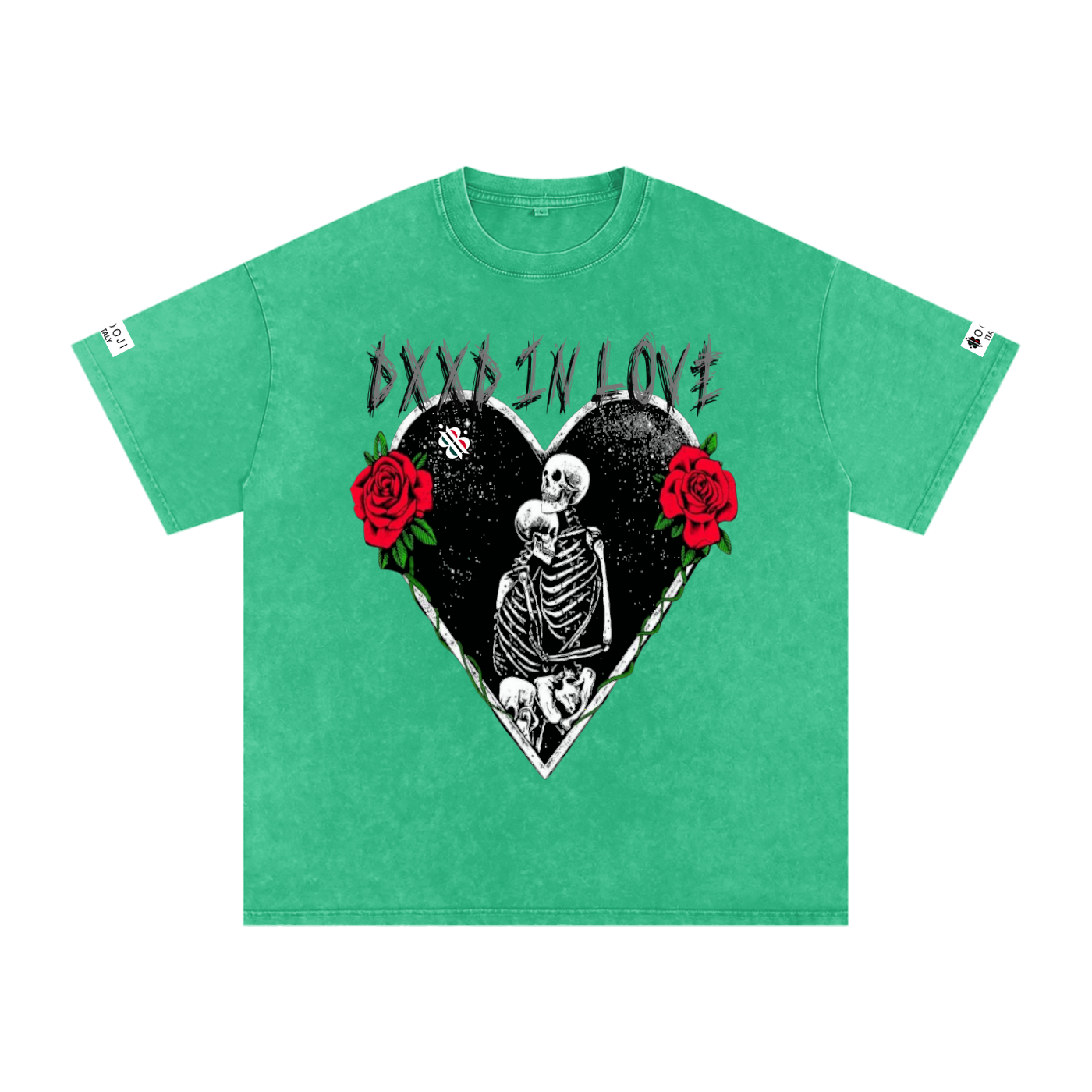 BOOJI ITALY "DXXD IN LOVE" SNOW WASHED T-SHIRT