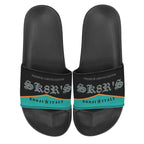 BOOJI ITALY SK8R'S COLLECTION MEN'S BLACK SOLE SLIDES
