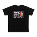 BOOJI ITALY FIENDS & FRIENDS MEN'S BLACK T-SHIRT