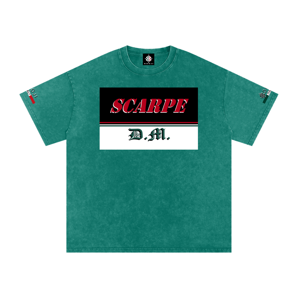 BOOJI ITALY SCARPE DM COLLECTION SNOW WASHED COTTON T-SHIRT