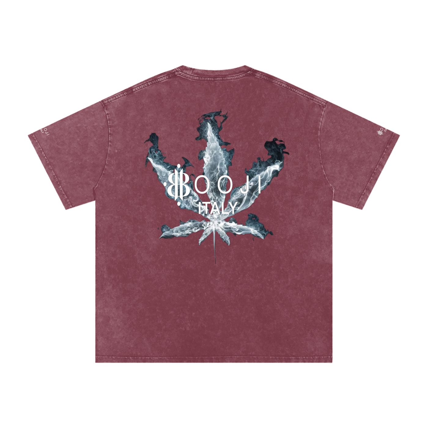 BOOJI ITALY "SMOKES COLLECTION" SNOW WASHED T-SHIRT