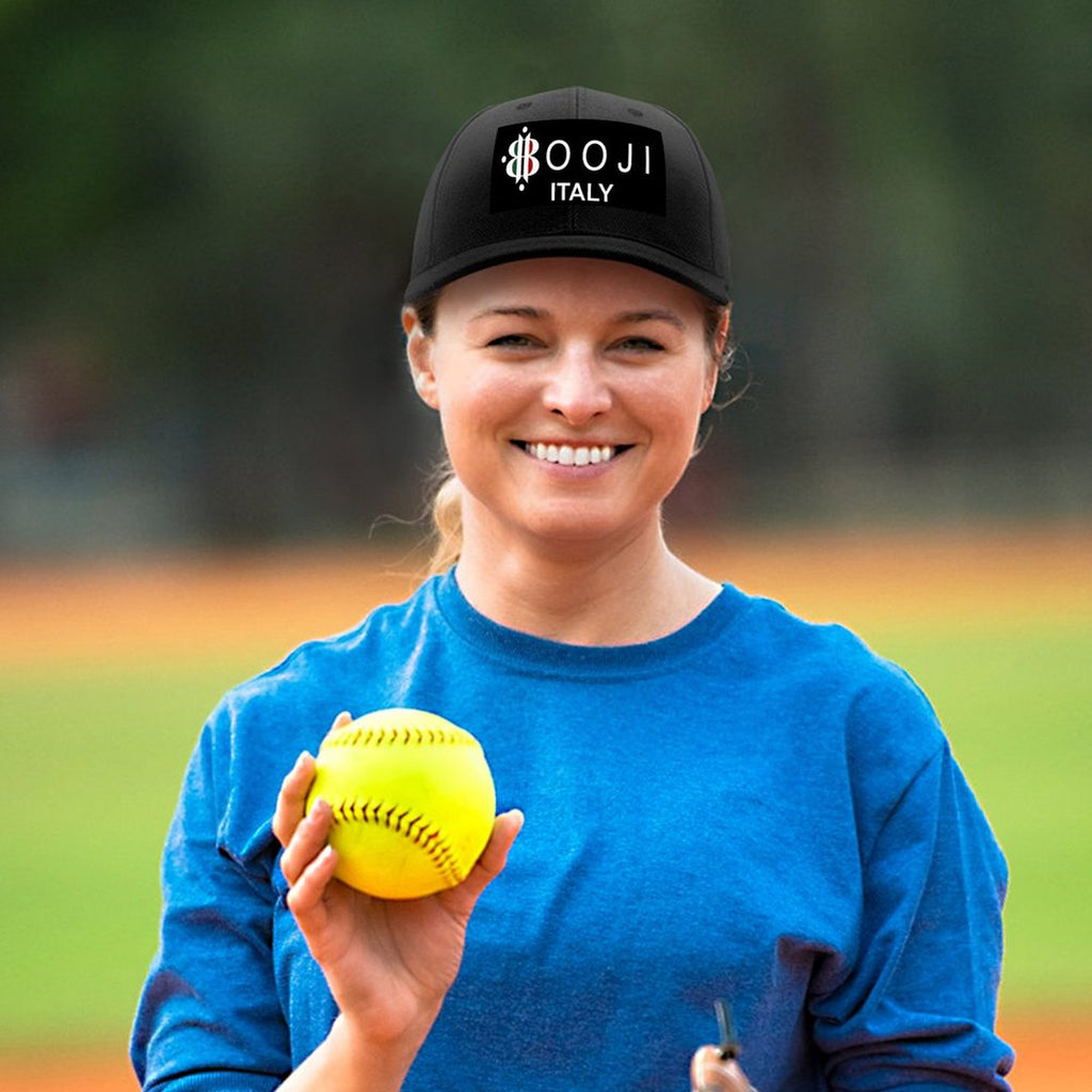 BOOJI ITALY LOGO BLACK BASEBALL CAP