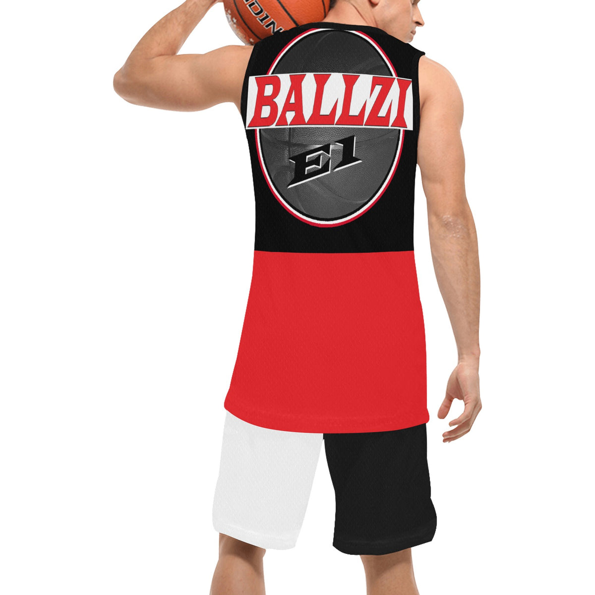 BOOJI ITALY BALLZI E1 COLLECTION MEN'S MATCHING 2 PC BASKETBALL SET