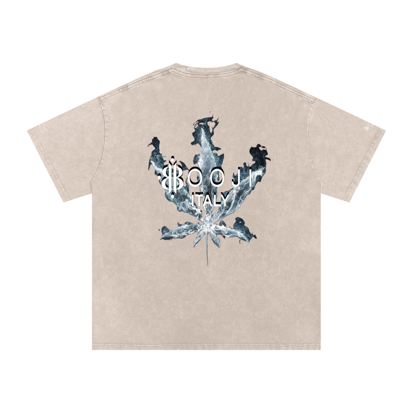 BOOJI ITALY SMOKES COLLECTION SNOW WASHED T-SHIRT