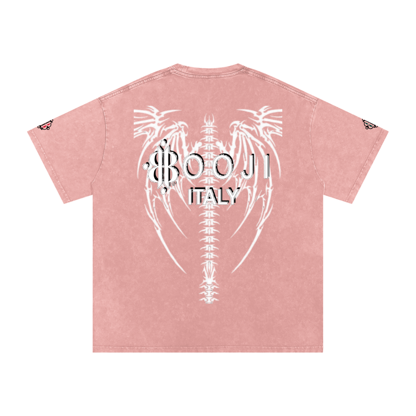BOOJI ITALY "DXXD IN LOVE" LINE SNOW WASHED T-SHIRT
