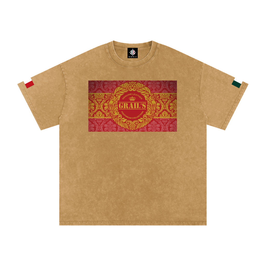 BOOJI ITALY GRAIL'S COLLECTION SNOW WASHED T-SHIRT