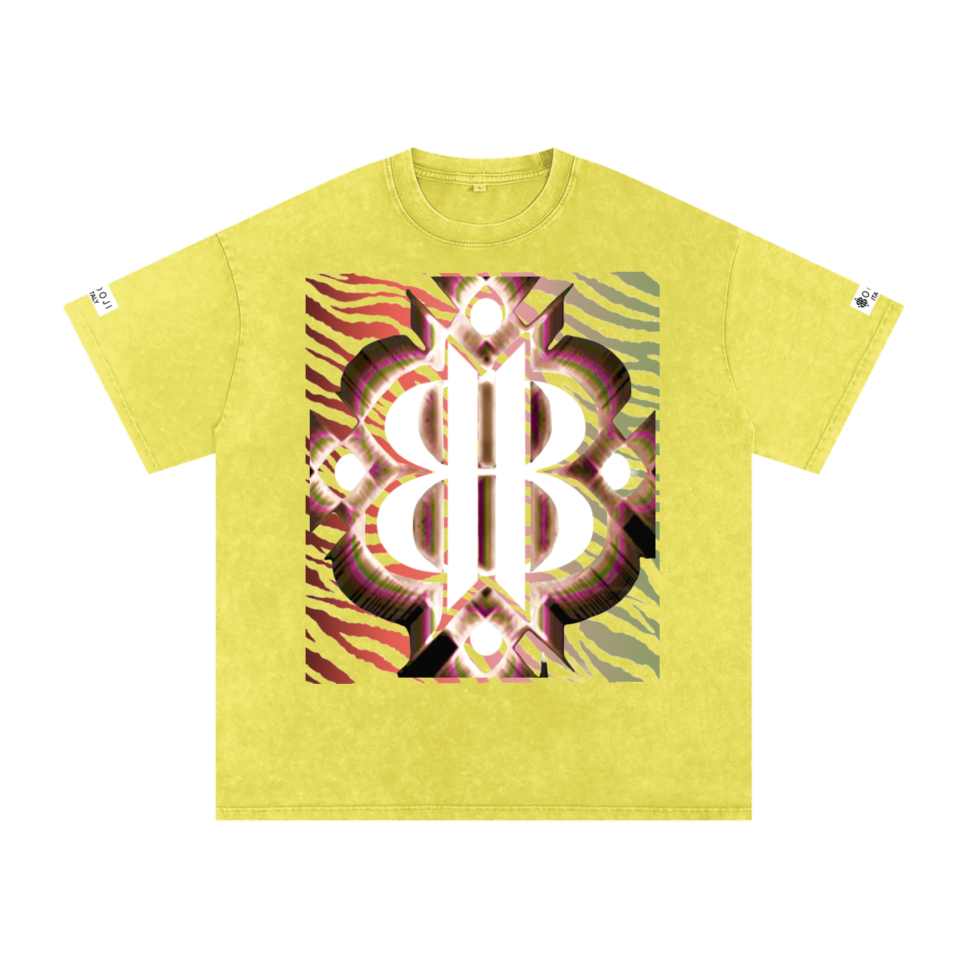 BOOJI ITALY "WILD INFLUENCE" LINE SNOW WASHED T-SHIRT