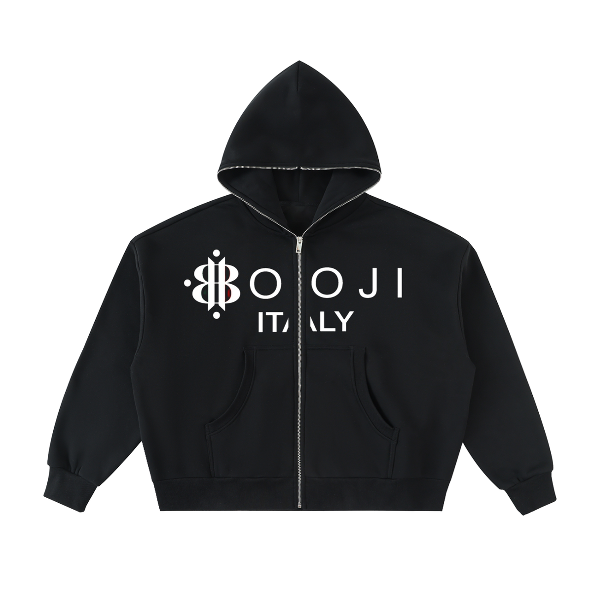 BOOJI ITALY OZS COLLECTION MEN'S FULL-ZIP HOODIE