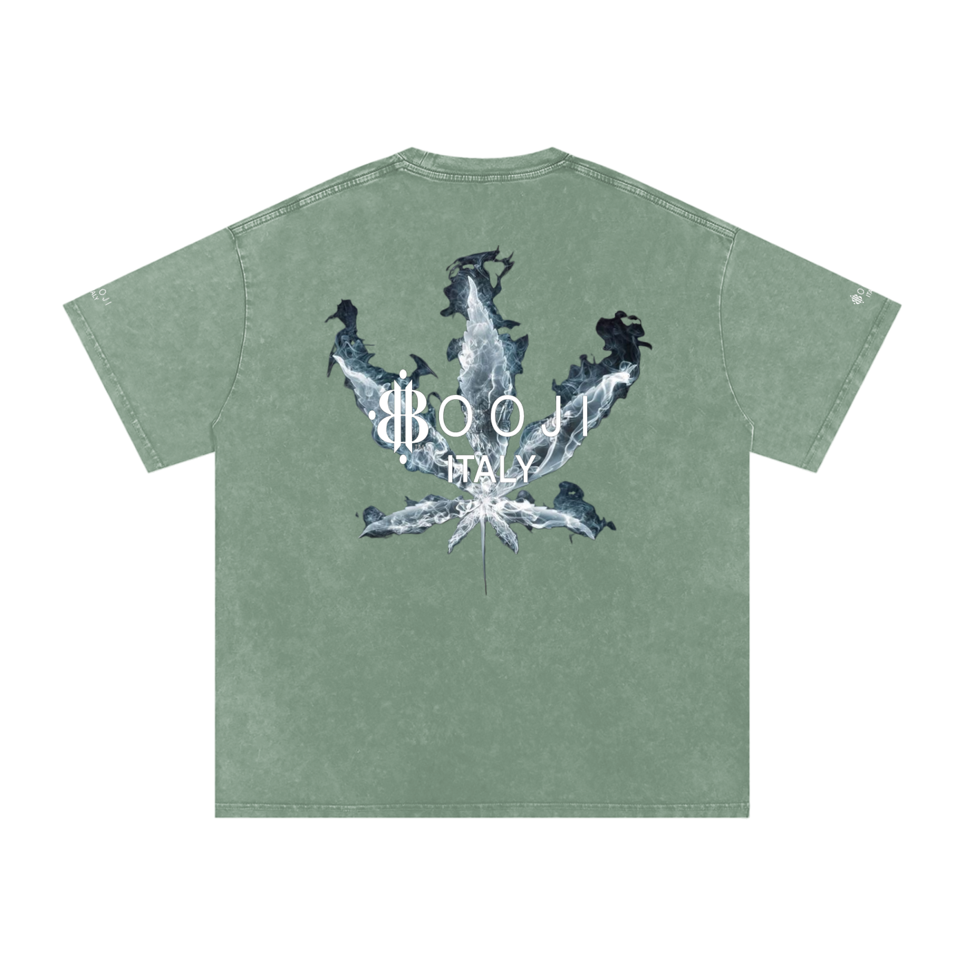 BOOJI ITALY "SMOKES COLLECTION" SNOW WASHED T-SHIRT