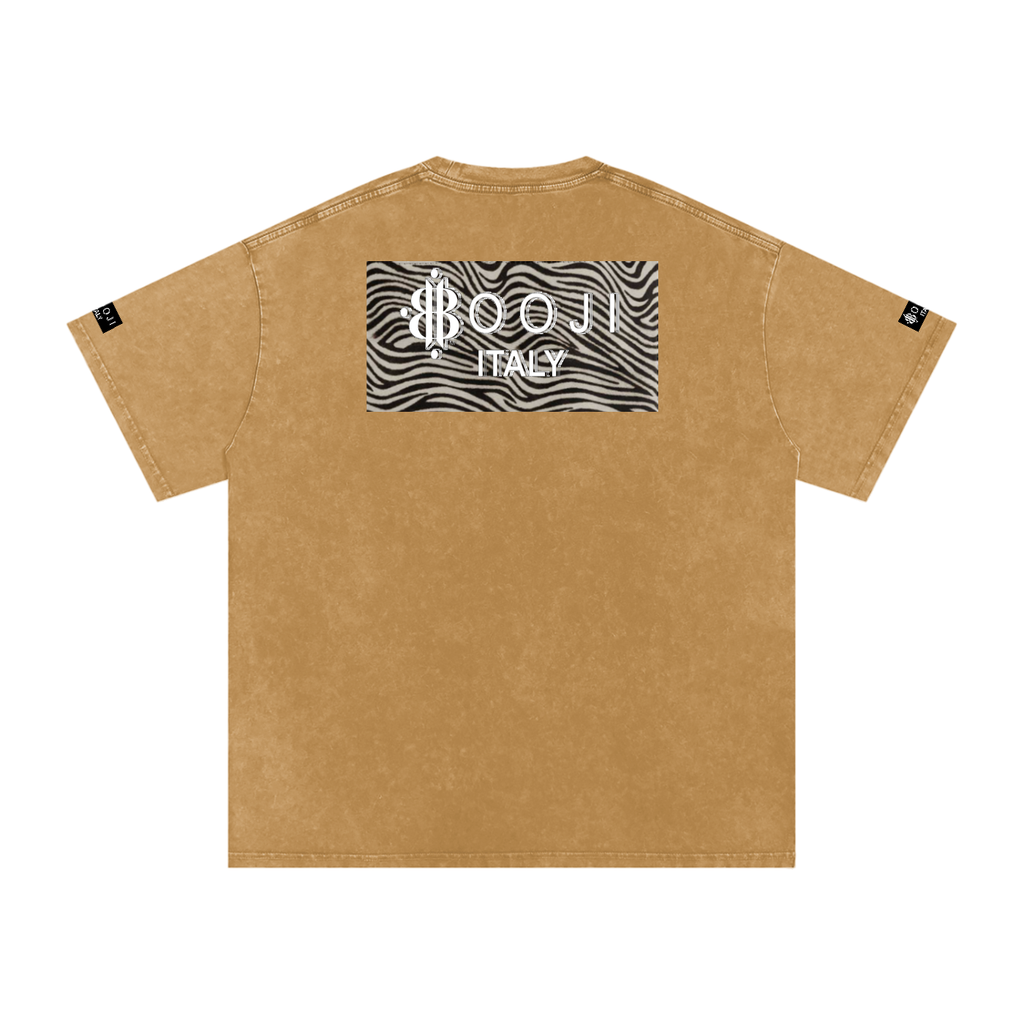 BOOJI ITALY WILD INFLUENCE Z-BACK SNOW WASHED T-SHIRT
