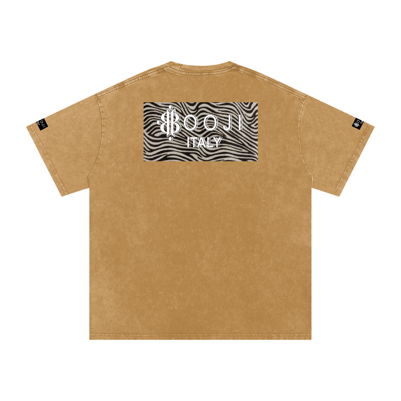 BOOJI ITALY WILD INFLUENCE Z-BACK SNOW WASHED T-SHIRT