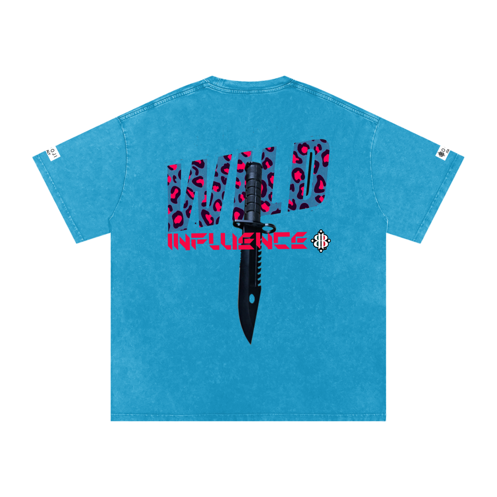 BOOJI ITALY WILD INFLUENCE KNIFE SNOW WASHED T-SHIRT