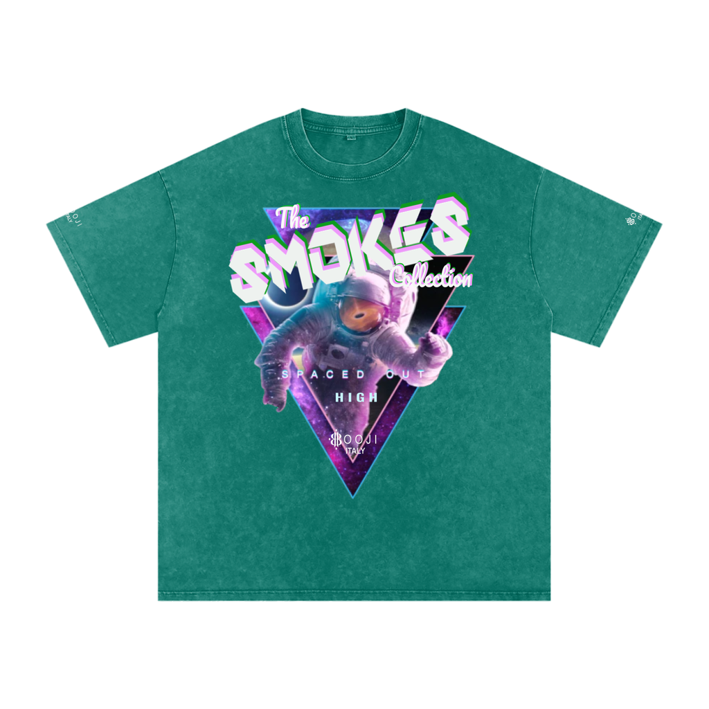 BOOJI ITALY "SMOKES COLLECTION" SNOW WASHED T-SHIRT