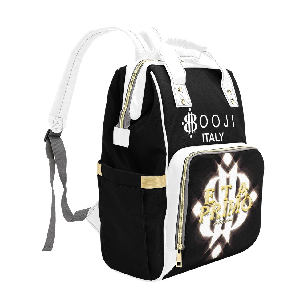 BOOJI ITALY ETA PRIMO COLLECTION CANVAS & LEATHER DELUXE BACKPACK