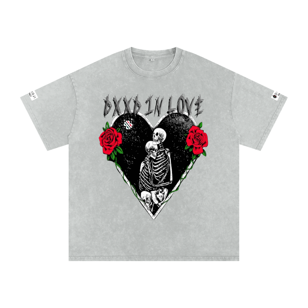 BOOJI ITALY "DXXD IN LOVE" SNOW WASHED T-SHIRT