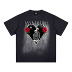 BOOJI ITALY DXXD IN LOVE LOGO MONKEY WASHED T-SHIRT