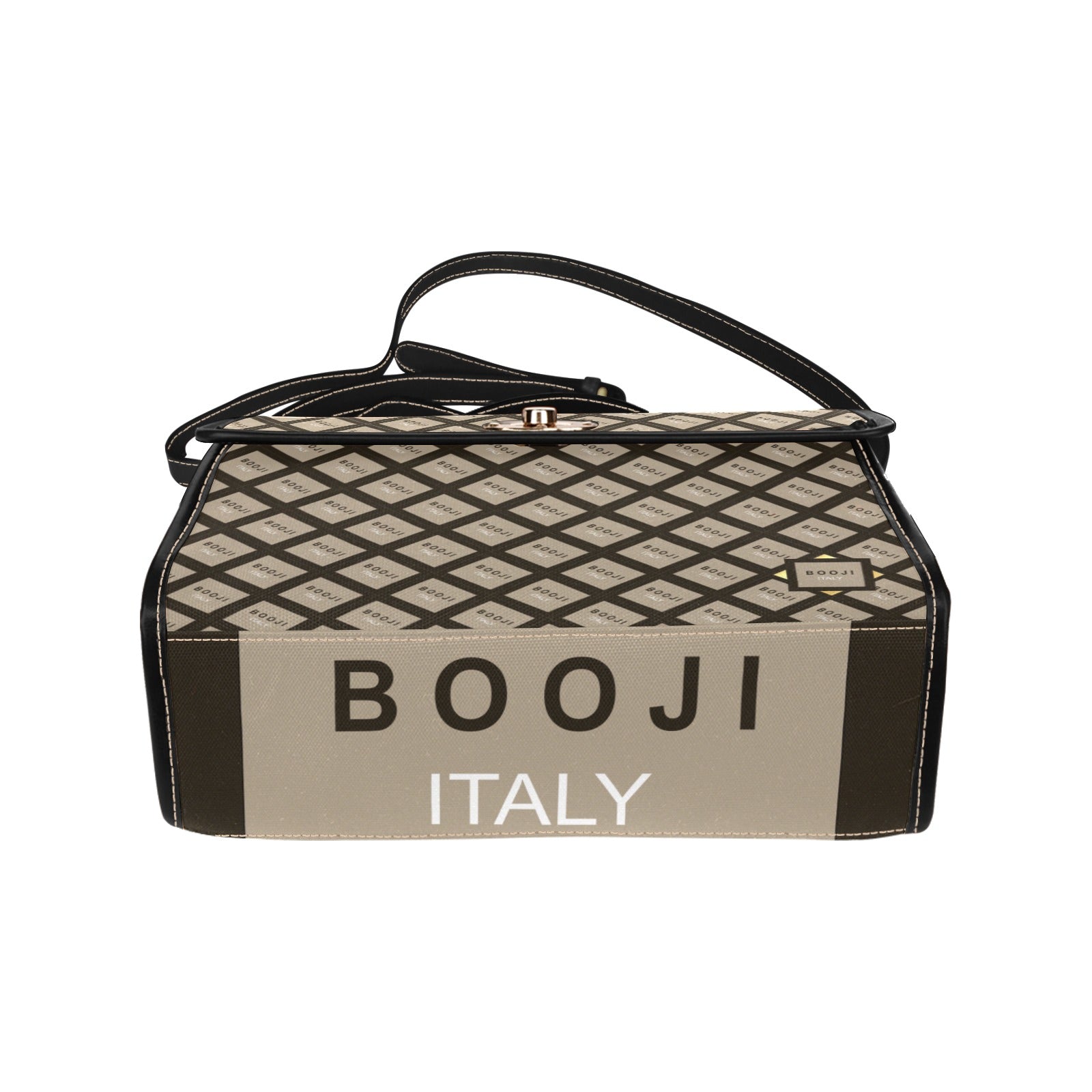 BOOJI ITALY "GRAIL'S COLLECTION" PATTERN CANVAS CLUTCH PURSE