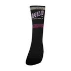 BOOJI ITALY WILD INFLUENCE COLLECTION WOMEN'S BLACK CREW SOCKS