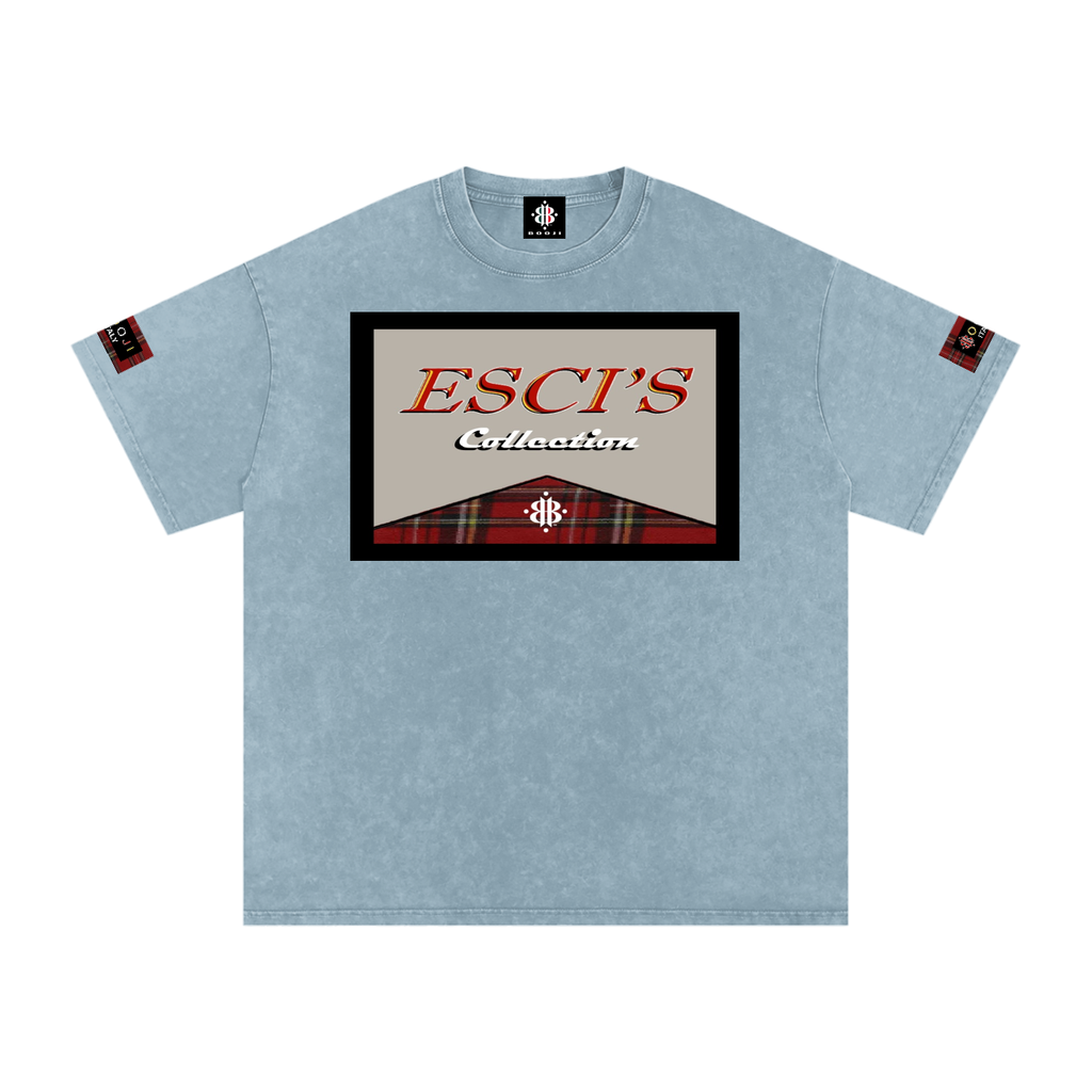 BOOJI ITALY ESCI'S COLLECTION SNOW WASHED T-SHIRT