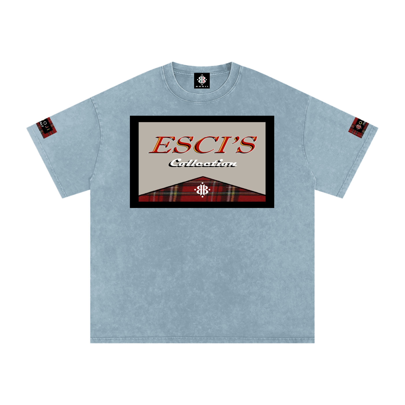 BOOJI ITALY ESCI'S COLLECTION SNOW WASHED T-SHIRT