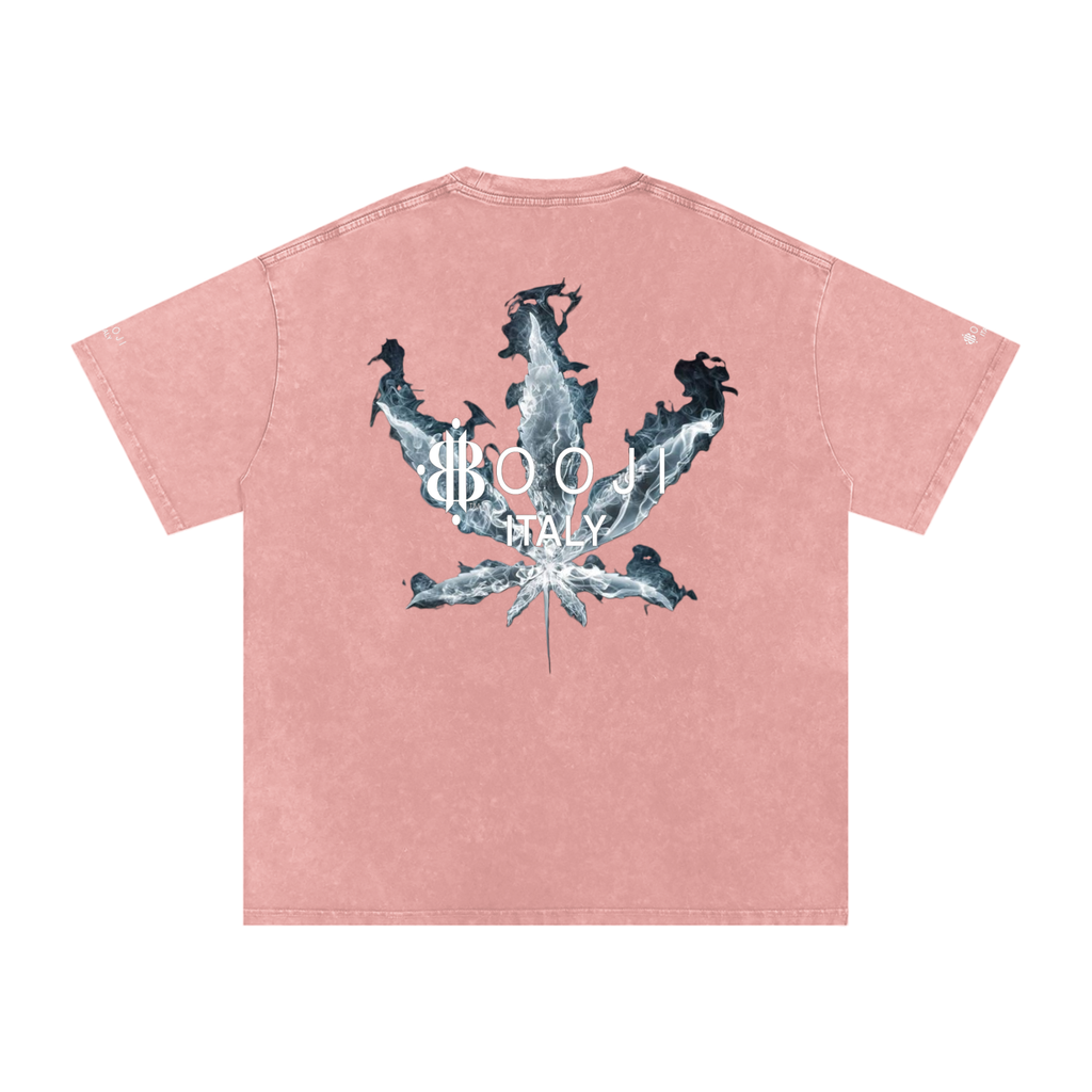 BOOJI ITALY "SMOKES COLLECTION" SNOW WASHED T-SHIRT