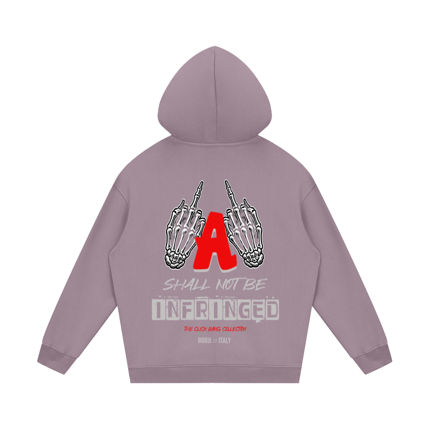 BOOJI ITALY "CLICK BANG COLLECTION" FLEECE HOODIE