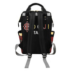 BOOJI ITALY ESCI'S COLLECTION CANVAS & LEATHER DELUXE BACKPACK
