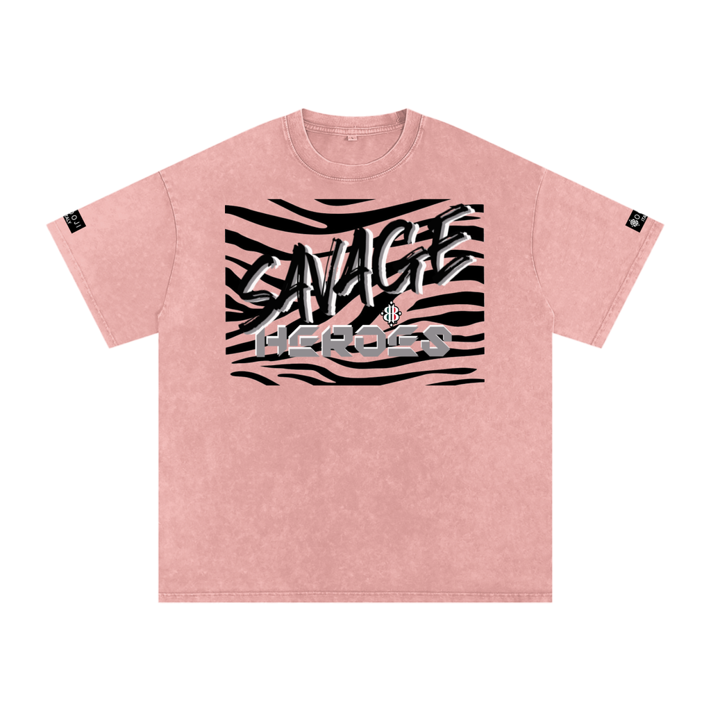 BOOJI ITALY "SAVAGE HEROES" SNOW WASHED T-SHIRT