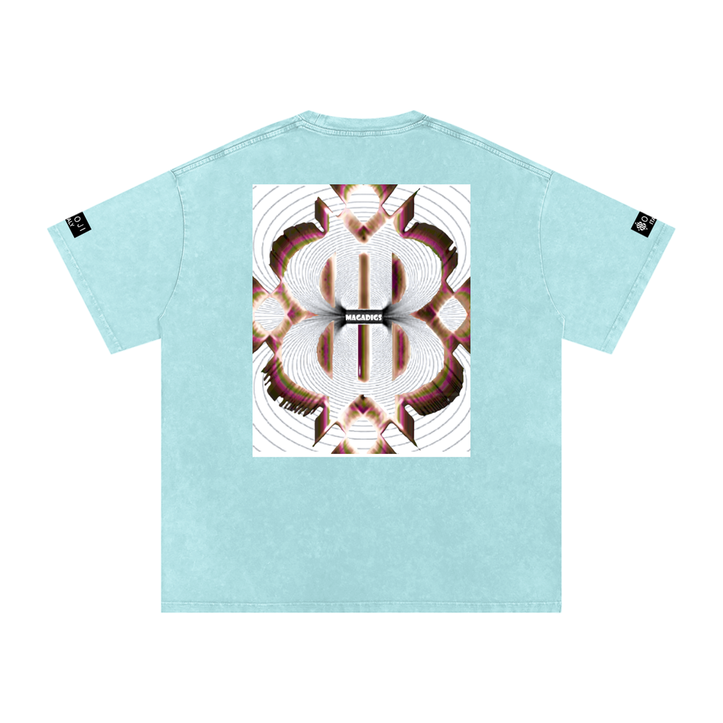 BOOJI ITALY MAGADIGS COLLECTION LOGO SNOW WASHED T-SHIRT