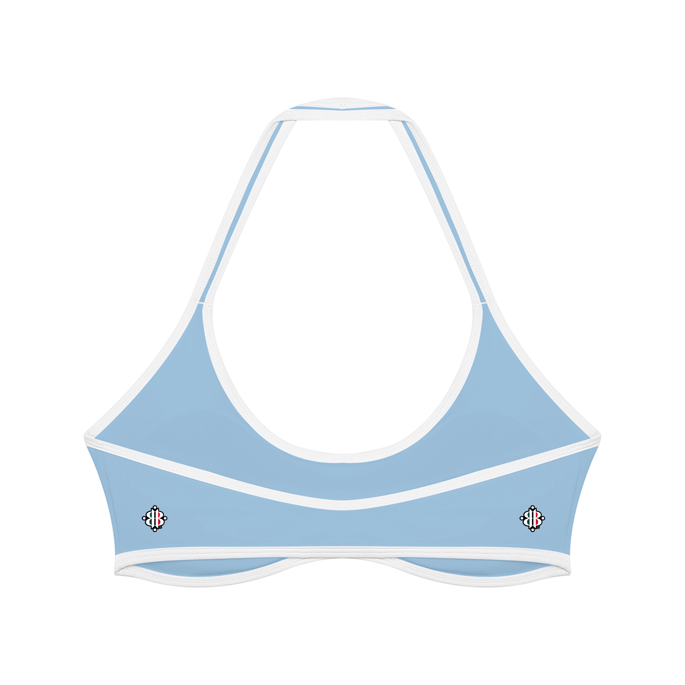 BOOJI ITALY 4 EVER $ LOGO WOMEN'S HALTER YOGA SPORTS BRA