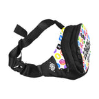 BOOJI ITALY LOGOS COLLECTION BLACK UNISEX WAIST BAG