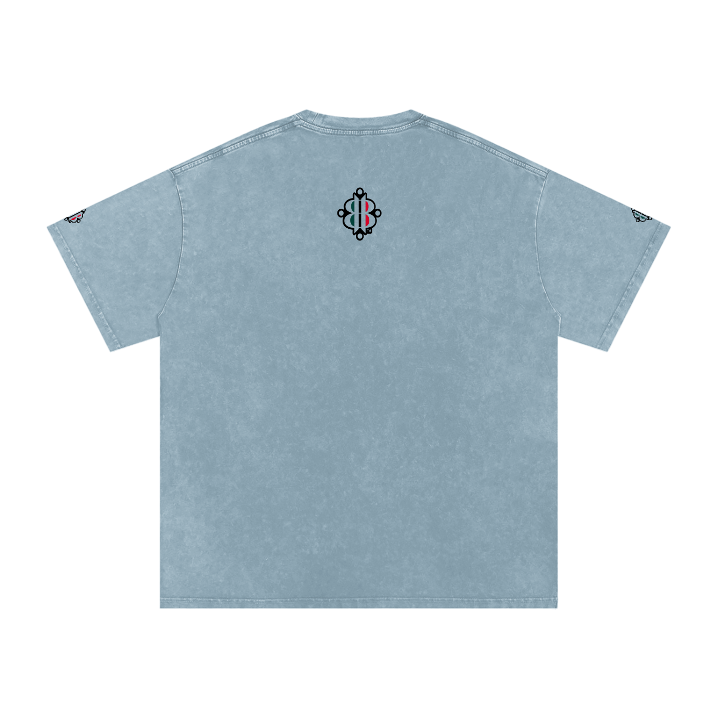 BOOJI ITALY 7 STARS 4 EVER $ LOGO SNOW WASHED T-SHIRT