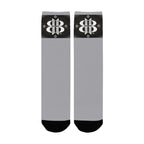 BOOJI ITALY MAGADIGS COLLECTION WOMEN'S GREY CREW SOCKS