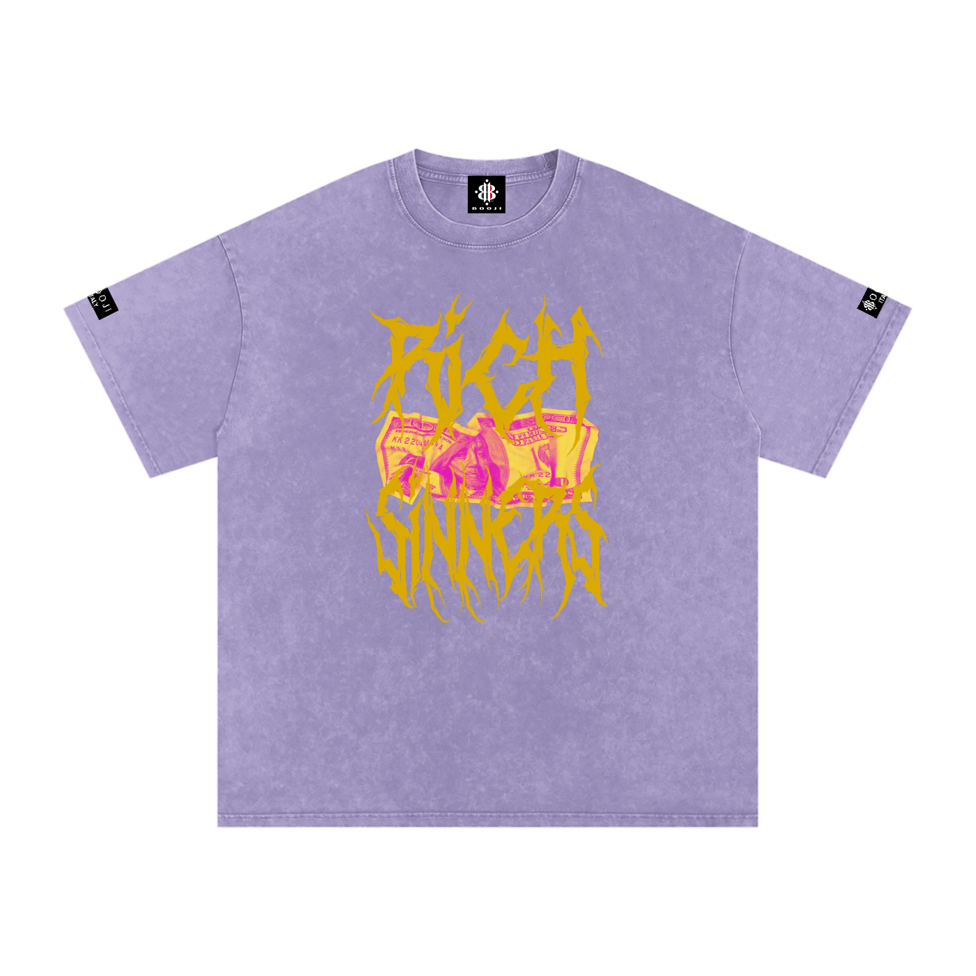 BOOJI ITALY RICH SINNERS SNOW WASHED T-SHIRT
