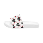 BOOJI ITALY DXXD IN LOVE COLLECTION WOMEN'S WHITE SOLE SLIDES