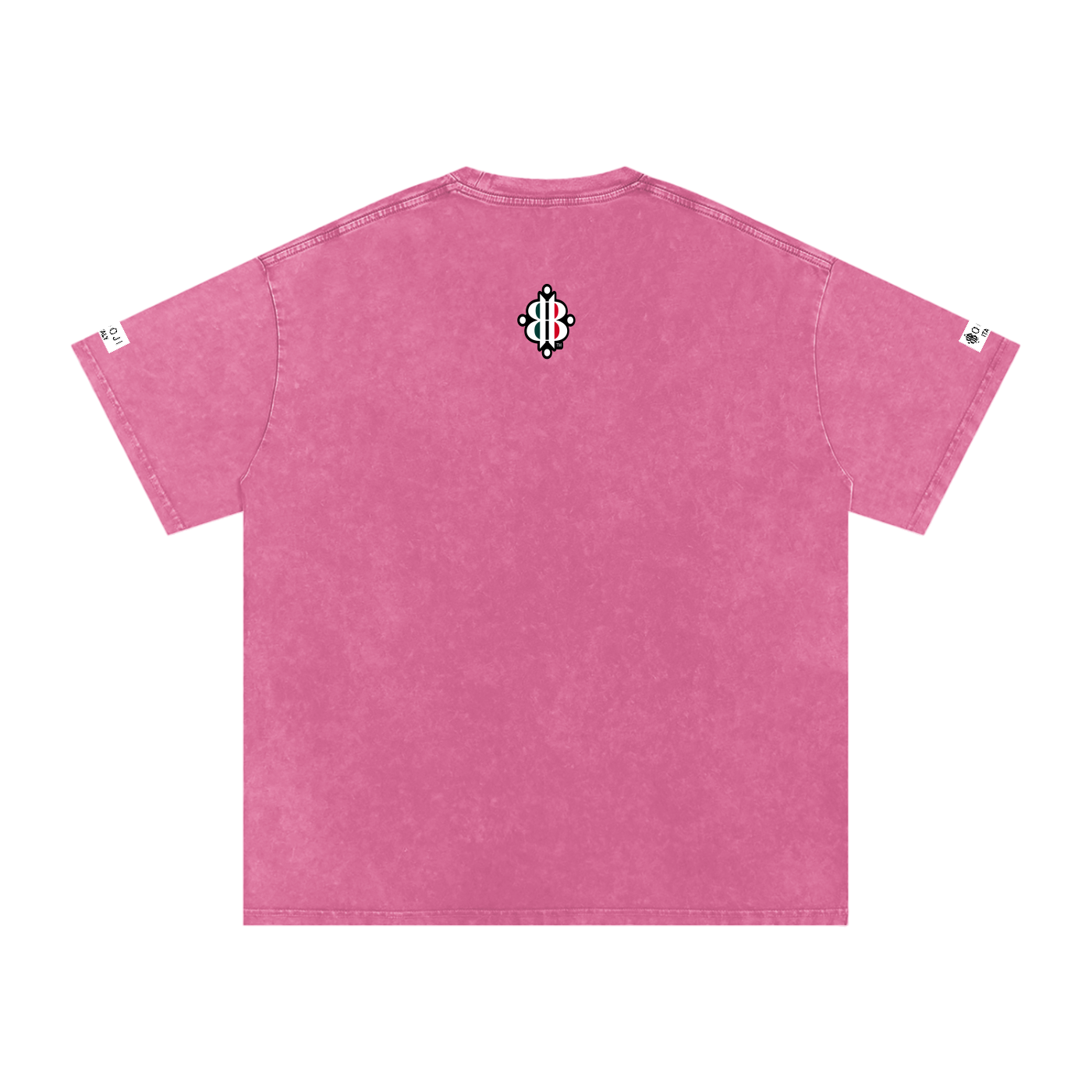 BOOJI ITALY ITALIAN FLAG BRAND LOGO SNOW WASHED T-SHIRT