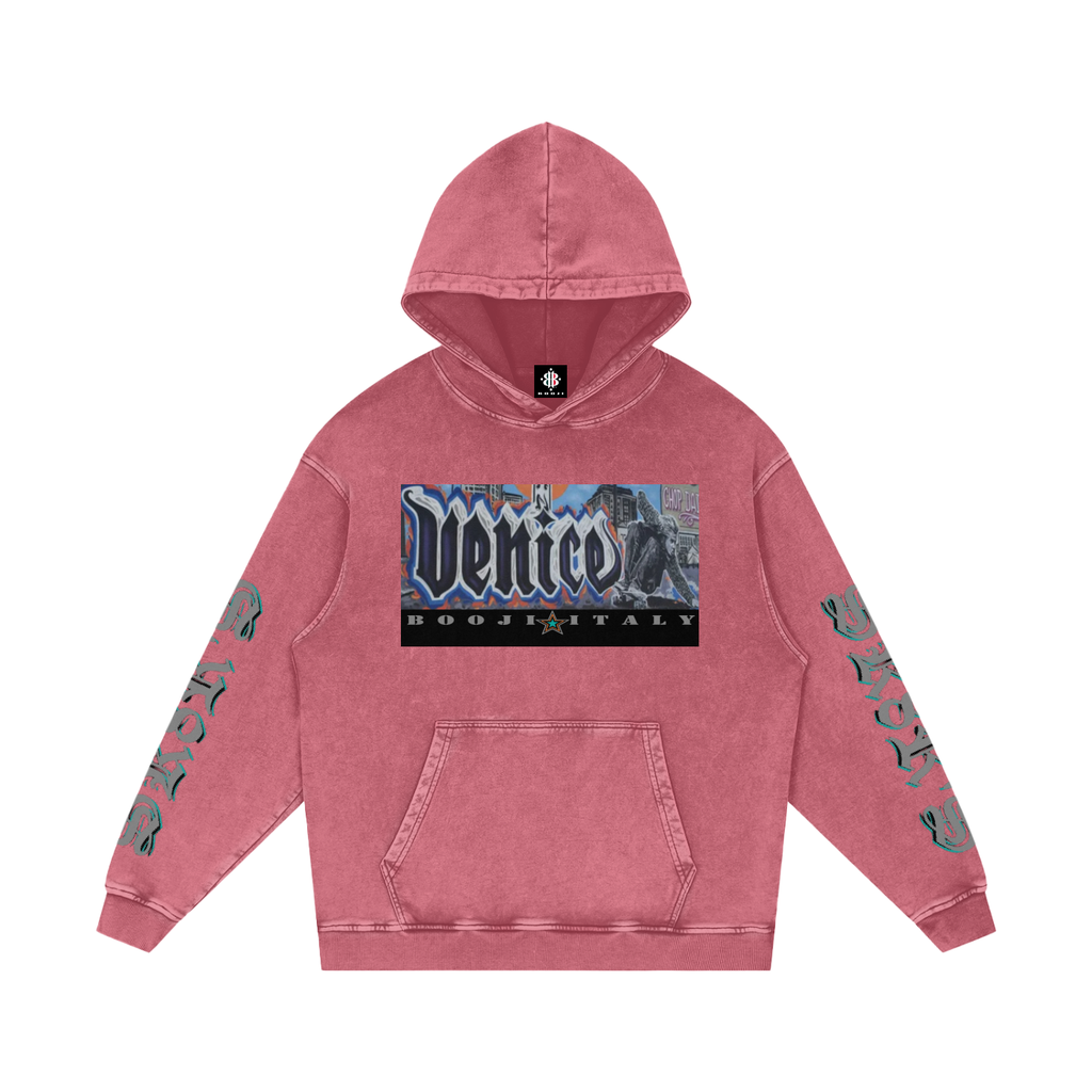 BOOJI ITALY SK8R'S COLLECTION SNOW WASHED HOODIE