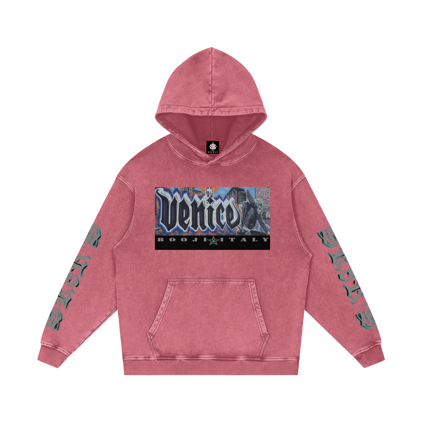 BOOJI ITALY SK8R'S COLLECTION SNOW WASHED HOODIE